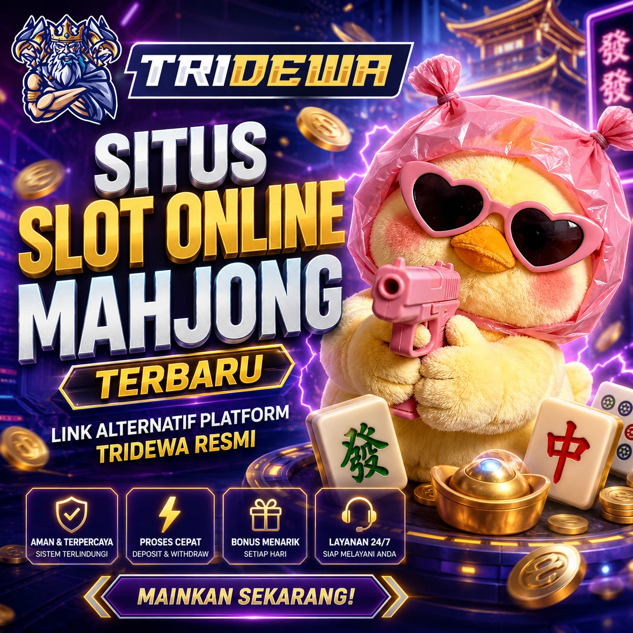 TRIDEWA: Situs Slot Online Mahjong Terbaru Link Alternatif Platform TRIDEWA Resmi